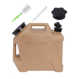 Maxbell Water Tank Fluid Portable Barrel Water Carrier for Camping Handwashing Party khaki