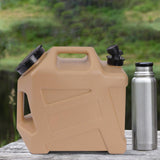Maxbell Water Tank Fluid Portable Barrel Water Carrier for Camping Handwashing Party khaki