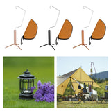 Maxbell Camping Lantern Stand Multipurpose Desktop Durable Planter Holder Lamp Stand Rose Gold