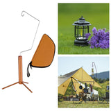 Maxbell Camping Lantern Stand Multipurpose Desktop Durable Planter Holder Lamp Stand Rose Gold