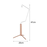 Maxbell Camping Lantern Stand Multipurpose Desktop Durable Planter Holder Lamp Stand Rose Gold