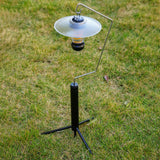 Maxbell Camping Lantern Stand Multipurpose Desktop Durable Planter Holder Lamp Stand Black