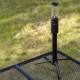 Maxbell Camping Lantern Stand Multipurpose Desktop Durable Planter Holder Lamp Stand Black