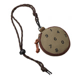 Maxbell Hanging Neck Pouch Zipper Closure Durable Wallet Mini Earphone Carrying Case