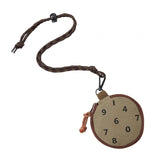 Maxbell Hanging Neck Pouch Zipper Closure Durable Wallet Mini Earphone Carrying Case