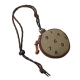 Maxbell Hanging Neck Pouch Zipper Closure Durable Wallet Mini Earphone Carrying Case