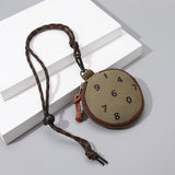 Maxbell Hanging Neck Pouch Zipper Closure Durable Wallet Mini Earphone Carrying Case