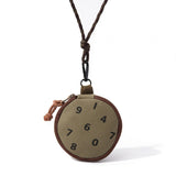 Maxbell Hanging Neck Pouch Zipper Closure Durable Wallet Mini Earphone Carrying Case