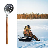 Maxbell Ice Fishing Skimmer Scoop Tool Nonslip Handle Ice Skimmer for Winter Outdoor
