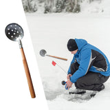 Maxbell Ice Fishing Skimmer Scoop Tool Nonslip Handle Ice Skimmer for Winter Outdoor