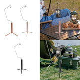 Maxbell Camping Lantern Stand Durable Metal Lamp Stand for Picnic Hiking Backpacking Champagne