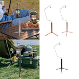 Maxbell Camping Lantern Stand Durable Metal Lamp Stand for Picnic Hiking Backpacking Champagne