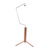 Maxbell Camping Lantern Stand Durable Metal Lamp Stand for Picnic Hiking Backpacking Champagne