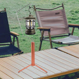 Maxbell Camping Lantern Stand Durable Metal Lamp Stand for Picnic Hiking Backpacking Champagne