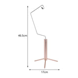 Maxbell Camping Lantern Stand Durable Metal Lamp Stand for Picnic Hiking Backpacking Rose Gold