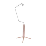 Maxbell Camping Lantern Stand Durable Metal Lamp Stand for Picnic Hiking Backpacking Rose Gold