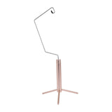 Maxbell Camping Lantern Stand Durable Metal Lamp Stand for Picnic Hiking Backpacking Rose Gold