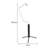 Maxbell Camping Lantern Stand Durable Metal Lamp Stand for Picnic Hiking Backpacking Black
