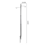 Maxbell Camping Lantern Stand Hook Lantern Pole Hanger for Traveling Backpacking BBQ