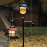 Maxbell Camping Lantern Stand Hook Lantern Pole Hanger for Traveling Backpacking BBQ