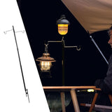 Maxbell Camping Lantern Stand Hook Lantern Pole Hanger for Traveling Backpacking BBQ