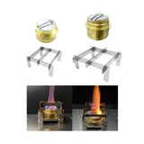 Maxbell Alcohol Stove Stable Ultralight Camp Stove for Outdoor Activity Picnic BBQ