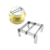 Maxbell Alcohol Stove Stable Ultralight Camp Stove for Outdoor Activity Picnic BBQ