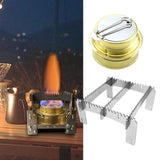 Maxbell Alcohol Stove Stable Ultralight Camp Stove for Outdoor Activity Picnic BBQ