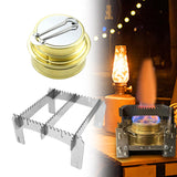 Maxbell Alcohol Stove Stable Ultralight Camp Stove for Outdoor Activity Picnic BBQ