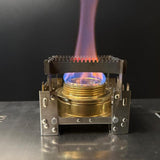 Maxbell Alcohol Stove Stable Ultralight Camp Stove for Outdoor Activity Picnic BBQ
