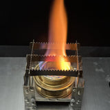 Maxbell Alcohol Stove Stable Ultralight Camp Stove for Outdoor Activity Picnic BBQ