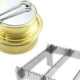 Maxbell Alcohol Stove Stable Ultralight Camp Stove for Outdoor Activity Picnic BBQ