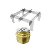 Maxbell Alcohol Stove Stable Ultralight Camp Stove for Outdoor Activity Picnic BBQ