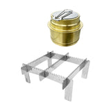 Maxbell Alcohol Stove Stable Ultralight Camp Stove for Outdoor Activity Picnic BBQ