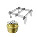 Maxbell Alcohol Stove Stable Ultralight Camp Stove for Outdoor Activity Picnic BBQ