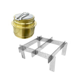 Maxbell Alcohol Stove Stable Ultralight Camp Stove for Outdoor Activity Picnic BBQ