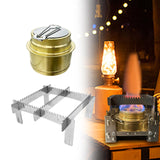 Maxbell Alcohol Stove Stable Ultralight Camp Stove for Outdoor Activity Picnic BBQ
