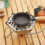 Maxbell Camping Stove Windshield Gas Stove Wind Cover for Cooking Picnic Backpacking