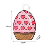 Maxbell Easter Gift Bag Goody Bag Easter Gift Tote Bag for Birthday Festival Wedding Pink