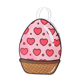 Maxbell Easter Gift Bag Goody Bag Easter Gift Tote Bag for Birthday Festival Wedding Pink