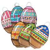 Maxbell Easter Gift Bag Goody Bag Easter Gift Tote Bag for Birthday Festival Wedding Pink Blue