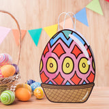 Maxbell Easter Gift Bag Goody Bag Easter Gift Tote Bag for Birthday Festival Wedding Pink Blue