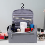 Maxbell Travel Toiletry Bag Men Women Portable with Handle Large Capacity Makeup Bag Gray