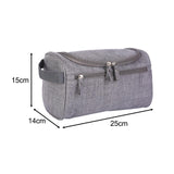 Maxbell Travel Toiletry Bag Men Women Portable with Handle Large Capacity Makeup Bag Gray