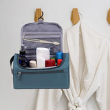 Maxbell Travel Toiletry Bag Men Women Portable with Handle Large Capacity Makeup Bag Navy