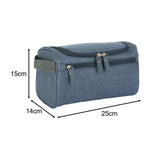 Maxbell Travel Toiletry Bag Men Women Portable with Handle Large Capacity Makeup Bag Navy