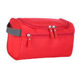 Maxbell Travel Toiletry Bag Men Women Portable with Handle Large Capacity Makeup Bag Red
