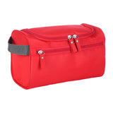 Maxbell Travel Toiletry Bag Men Women Portable with Handle Large Capacity Makeup Bag Red