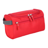 Maxbell Travel Toiletry Bag Men Women Portable with Handle Large Capacity Makeup Bag Red