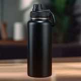 Maxbell Insulated Water Bottle Durable Portable Drinking Bottle for Gym Yoga Cycling Black